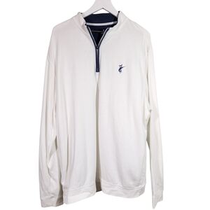 Johnnie-O Pullover Quarter Zip Long Sleeve Mens Size 2XL